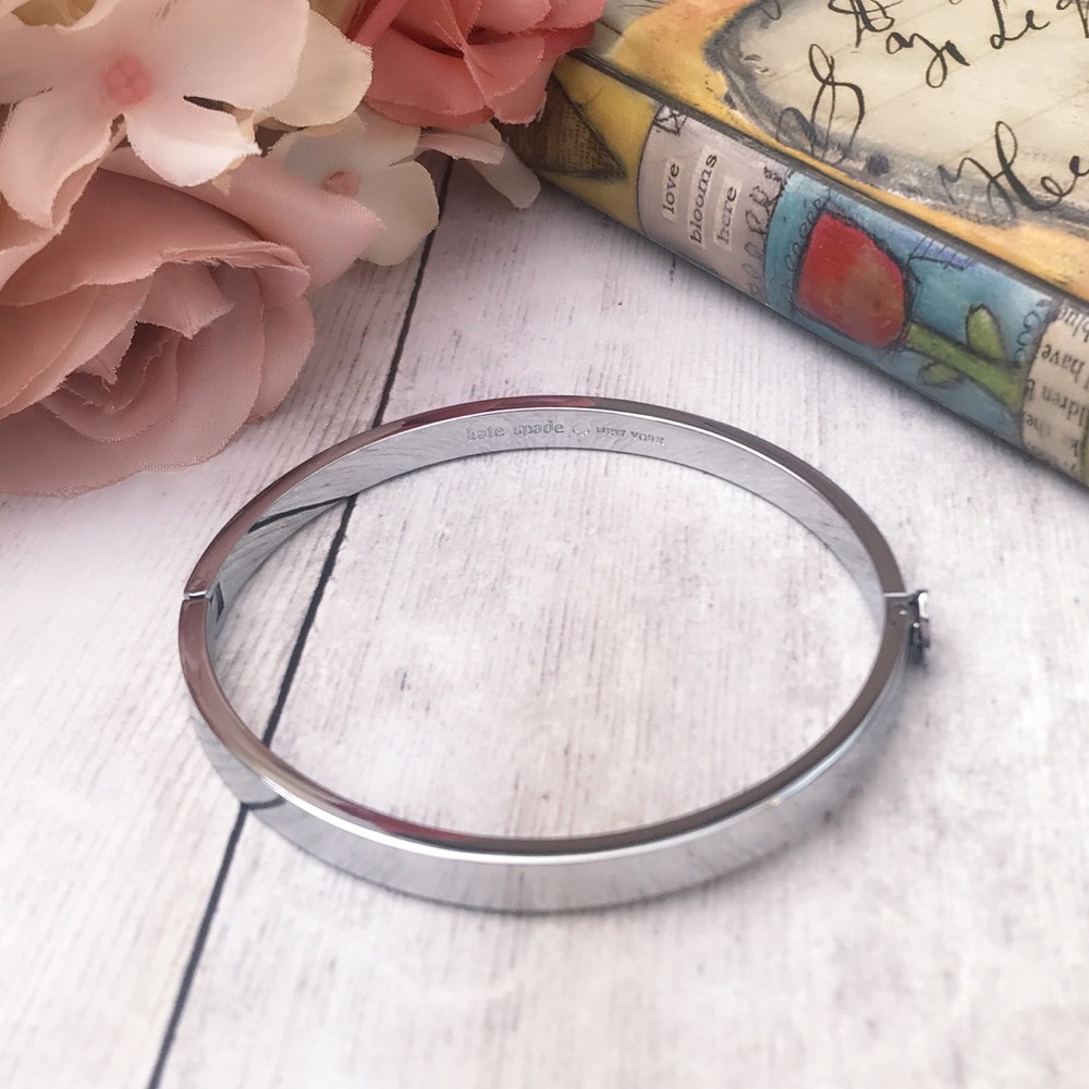 KATE SPADE • Silver Bangle Stacking Bracelet - Picture 8 of 8